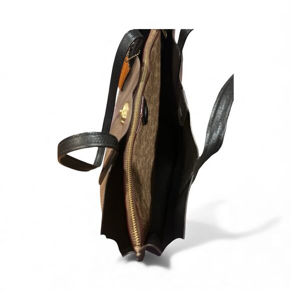 Coach Willow Tote Bag in Color-block Polished Pebble Leather - Picture 9 of 13